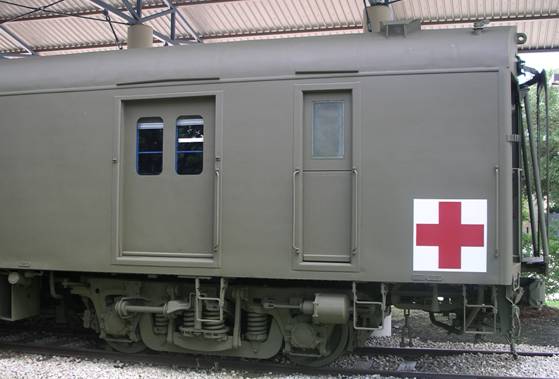 Hospital car, outside view