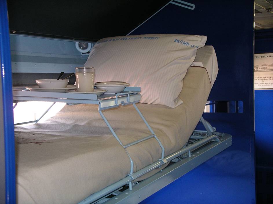 Berth in hospital car